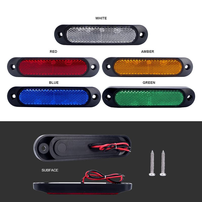 Car Accessories - Other Vehicle Lights - Rear View Mirror Led Turn Signal Light Bar Universal Fit Easy Installation