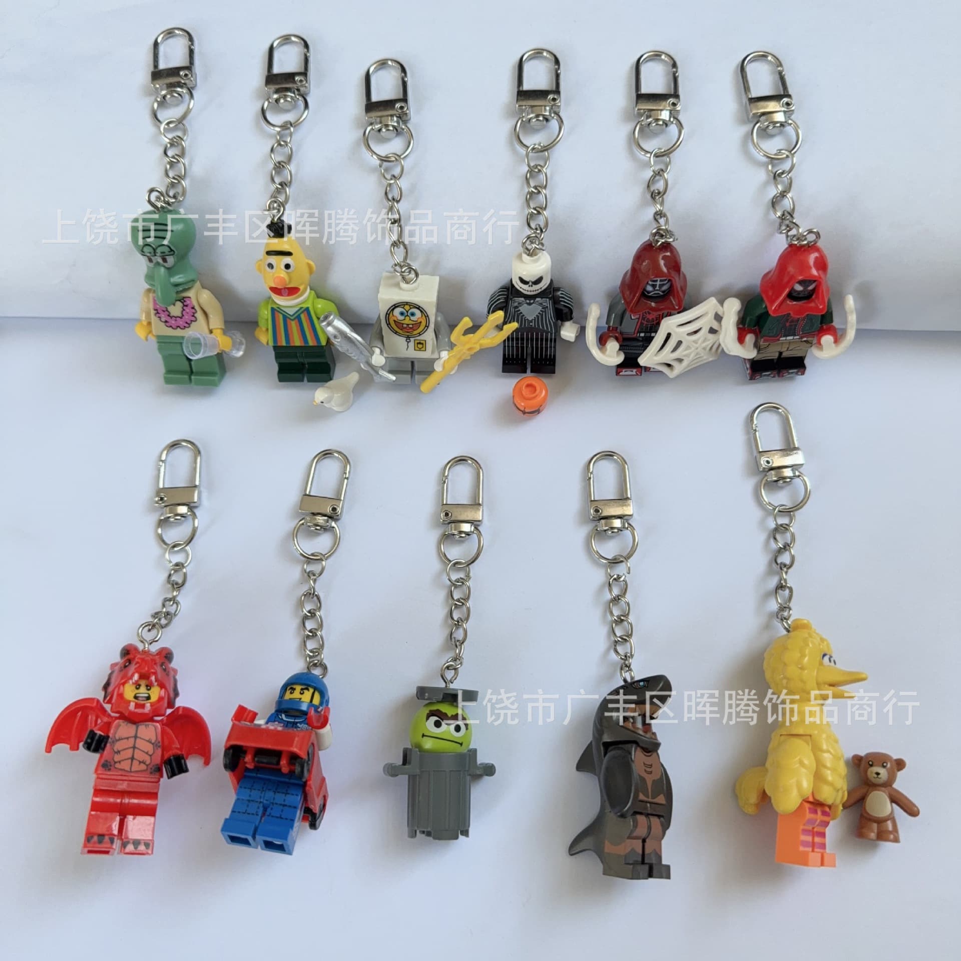 Banana Man Sausage Man Bag Pendant Accessory Shark Man Model Anthropomorphic Backpack Keychain Door Buckle Chain Style