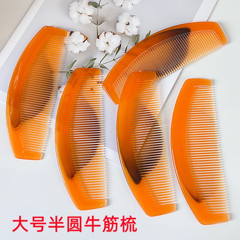 New large semi-circular horn combs, vintage hair styling combs for $1/$2 stores