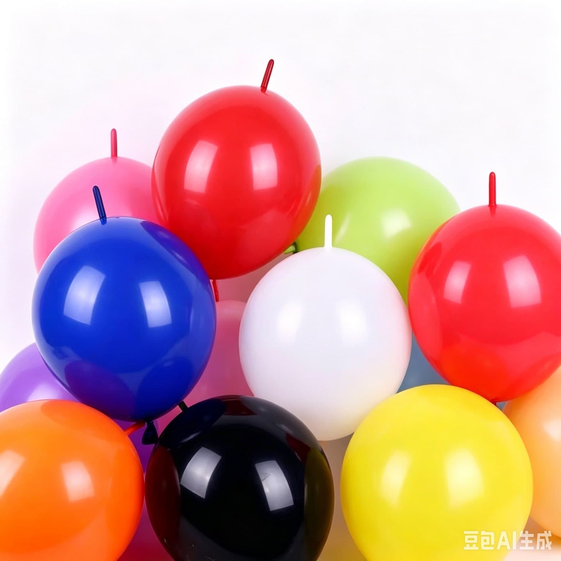 6-inch Tail Balloons, Matte Balloons, Thickened Pin Tail Balloons for Wedding Birthday Party Decoration, 100 Pack