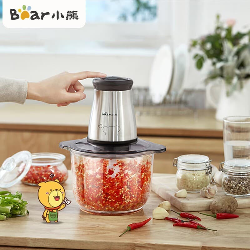 Bear/Little Bear Home Meat Grinder, Electric Multi-functional Food Processor QSJ-B03E1