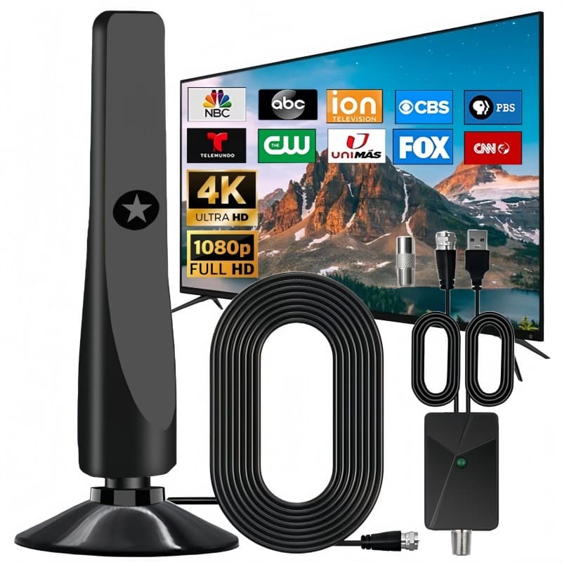 2024 Cross-border Supply European and American Indoor Terrestrial Wave Digital TV Antenna HDTV-T Vertical Terrestrial Wave Antenna