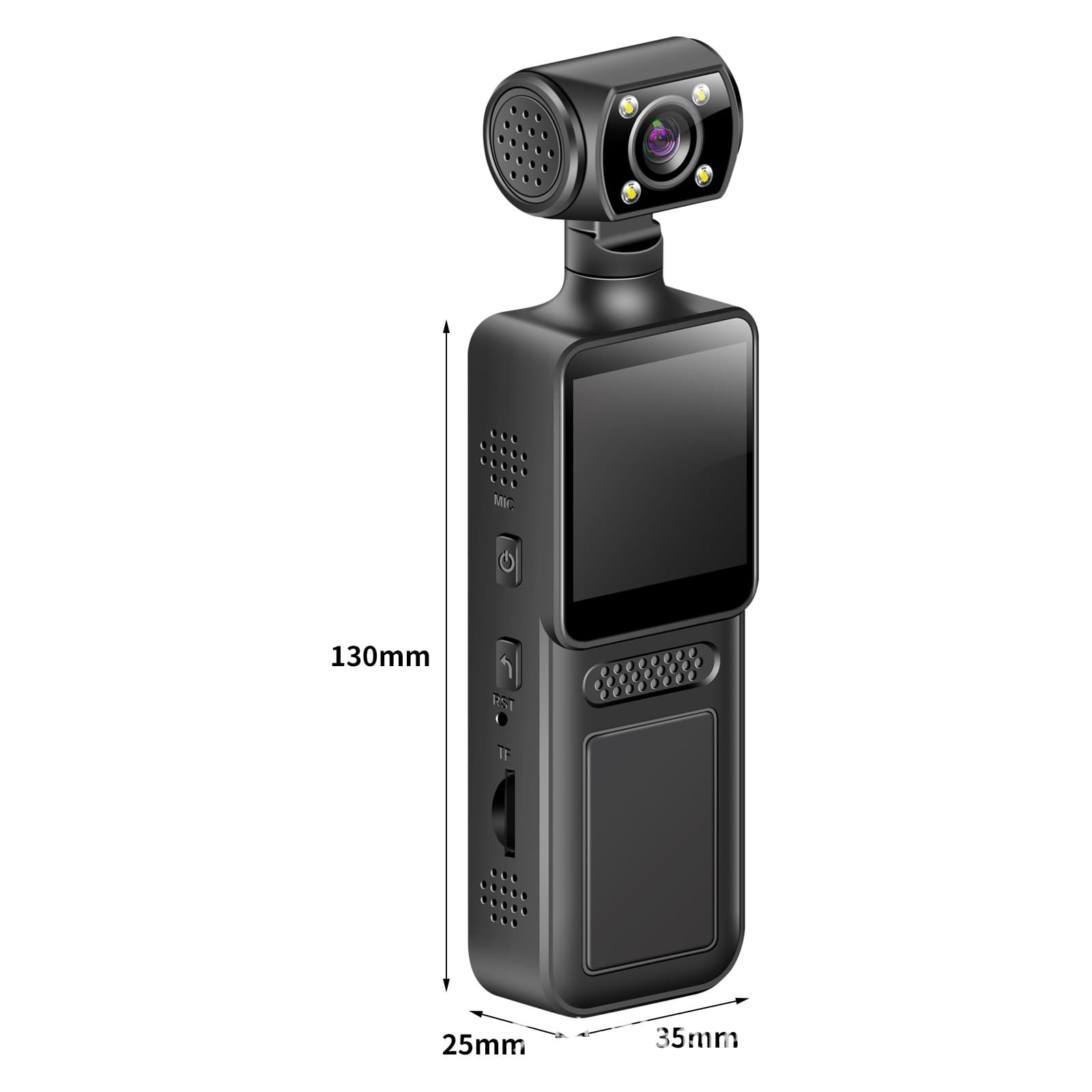 Foreign Trade Cross-border 4K Clip-on Handheld Camera Portable Recorder HD Conference Outdoor Cycling Sports Camera
