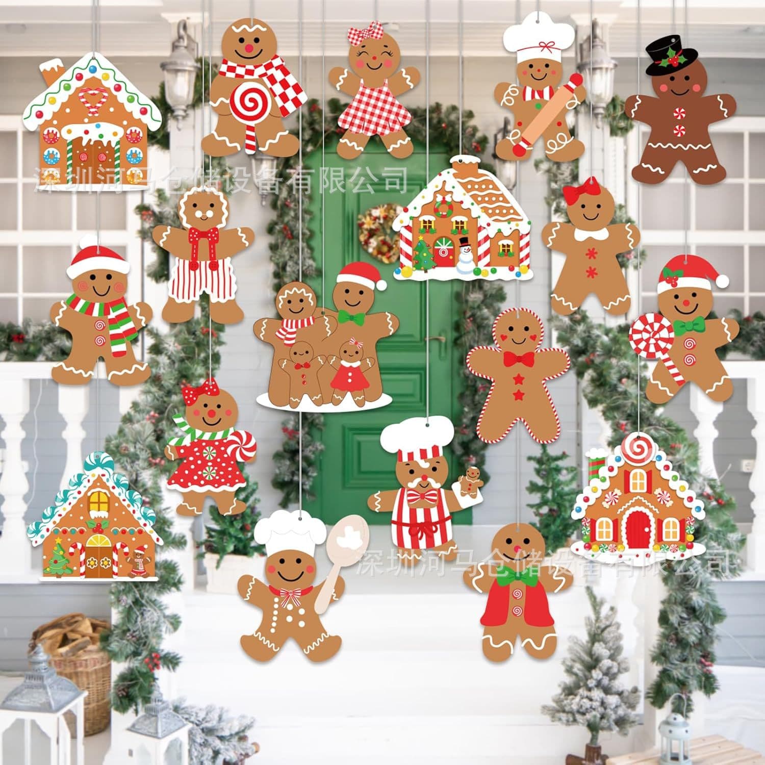Amazon Christmas Yard Sign Outdoor Lawn Garden Gingerbread Man Decoration for Holiday Party