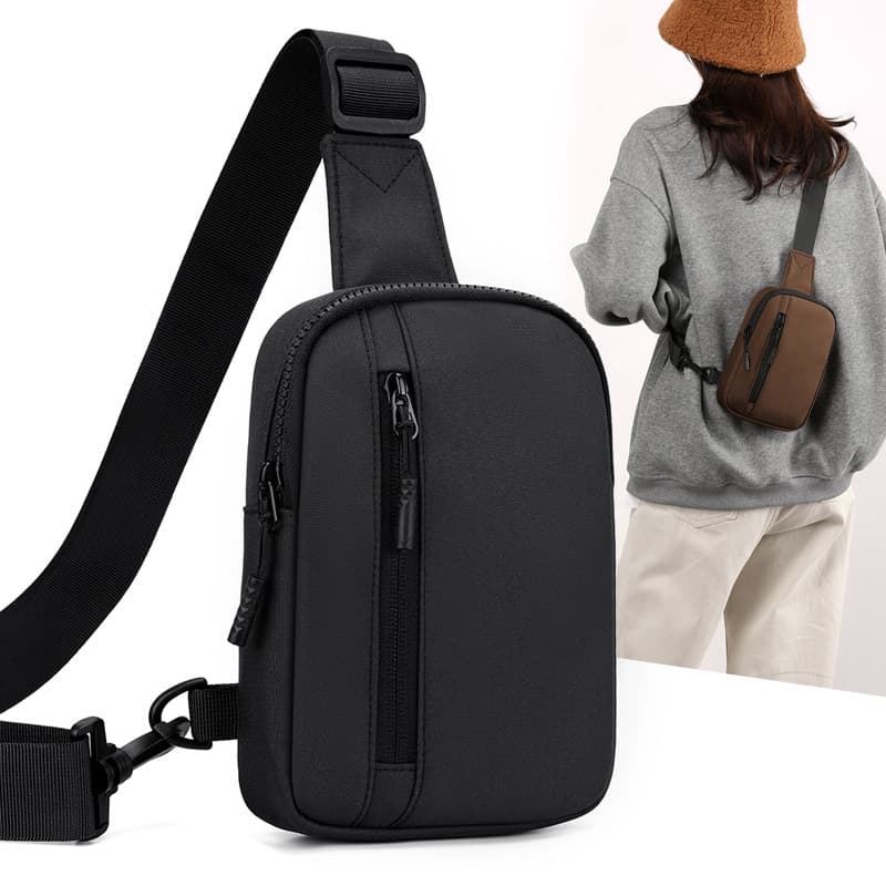 2025 New Men's Ins Trendy Mini Chest Bag Fashion Single Shoulder Bag Japanese Casual Crossbody Bag Women's Phone Bag