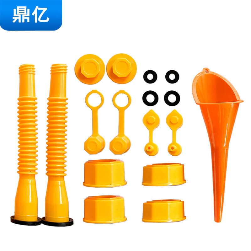 Hex Nut Plug Anti-Slip Cap Two-Piece Set + Long Spout Oil Funnel Kit 1, DIY Tools