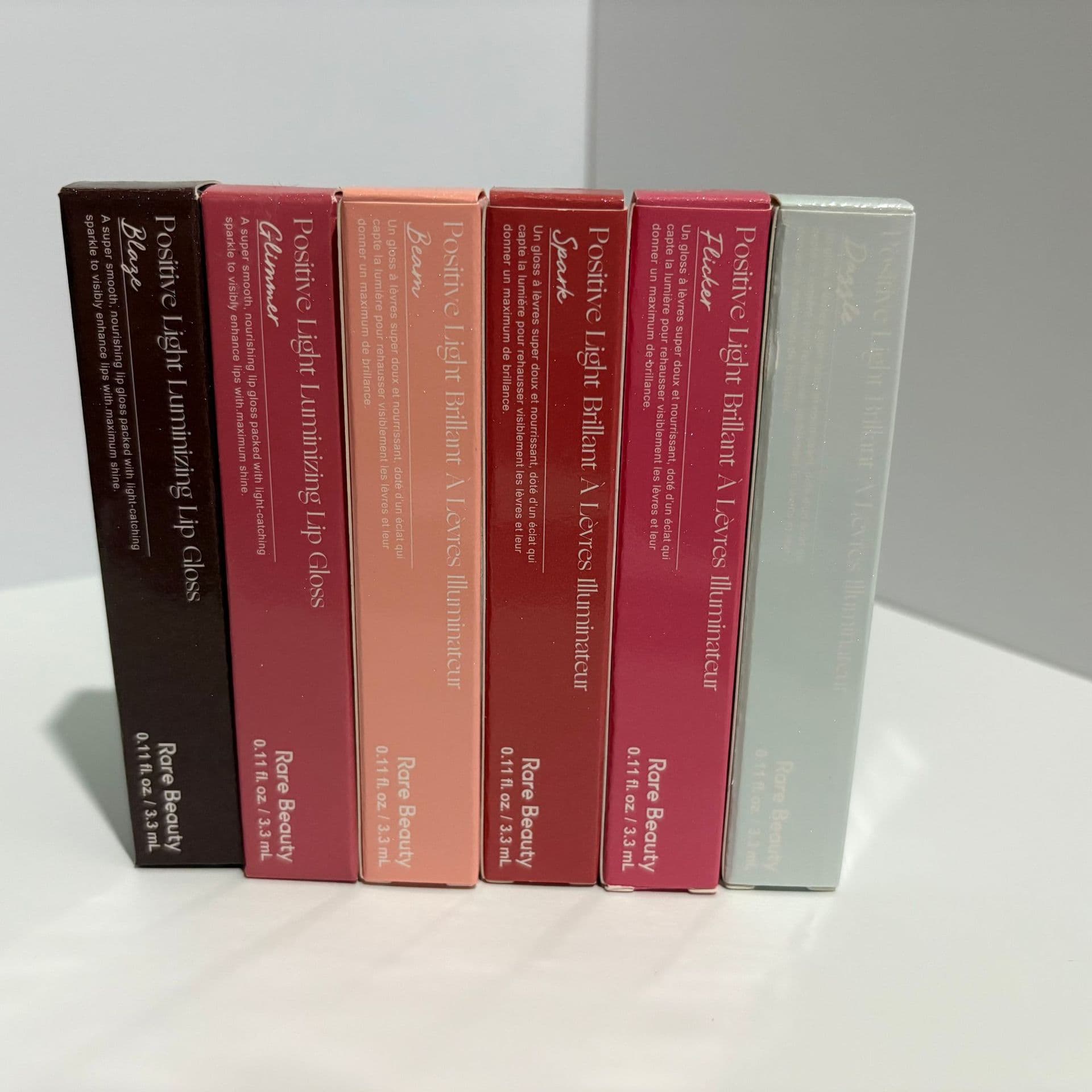 The hottest Rare Beauty Positive Light Luminizing new lip gloss with glimmer