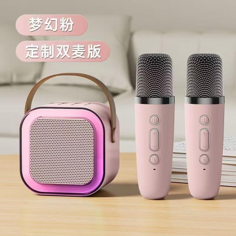 K12 Microphone Speaker All-in-One Mic Universal Home KTV Wireless Bluetooth Speaker Home Singing Factory