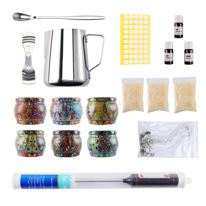 Creative Scented Candle DIY Material Kit Making Tools Beeswax Handmade Parent-Child Activity Candle Scented Wholesale