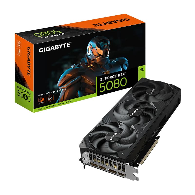 Windforce GeForce RTX 5080 Windforce OC 16G DLSS4 E-Sports Gaming AI Graphics Card