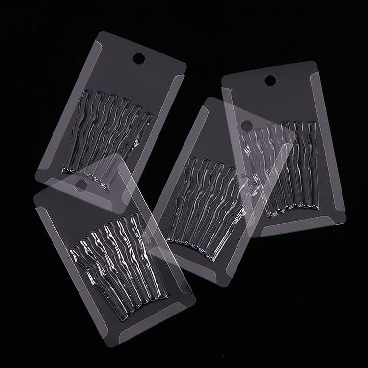 Factory direct supply transparent blister packaging box disposable blister packaging food blister box PVC lined packaging