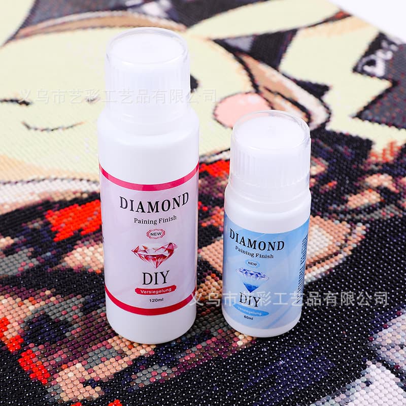 Diamond Painting Sealing Glue DIY 120ml 60ml Protective Agent Anti-Shedding DIY Gloss Agent Diamond Embroidery Tool