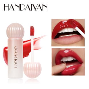 HANDAIYAN Easy Color Hydrating Long-Lasting Mirror Lip Stain Lip Gloss Smooth Tint Lip Glaze