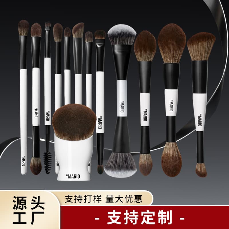 Boardni Recommends! In Stock Makeup by Mario Brush F4 Dual-Ended Highlighter Blush Foundation Brush