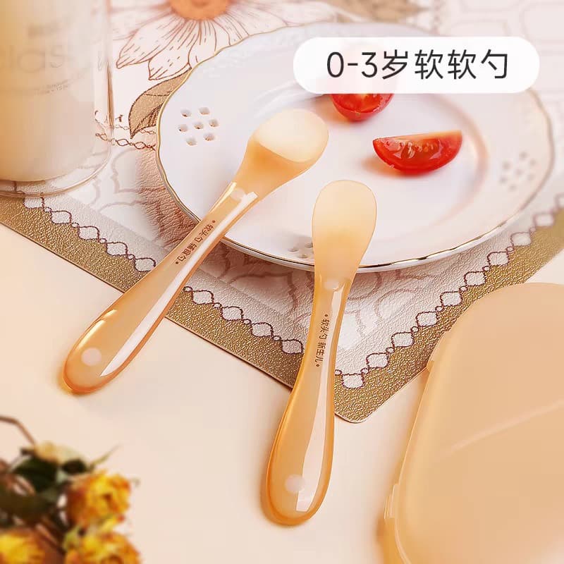 Silicone Spoon for Newborn Baby Food, 6 Months+ Baby Spoon, Silicone Soft Spoon, Factory Direct