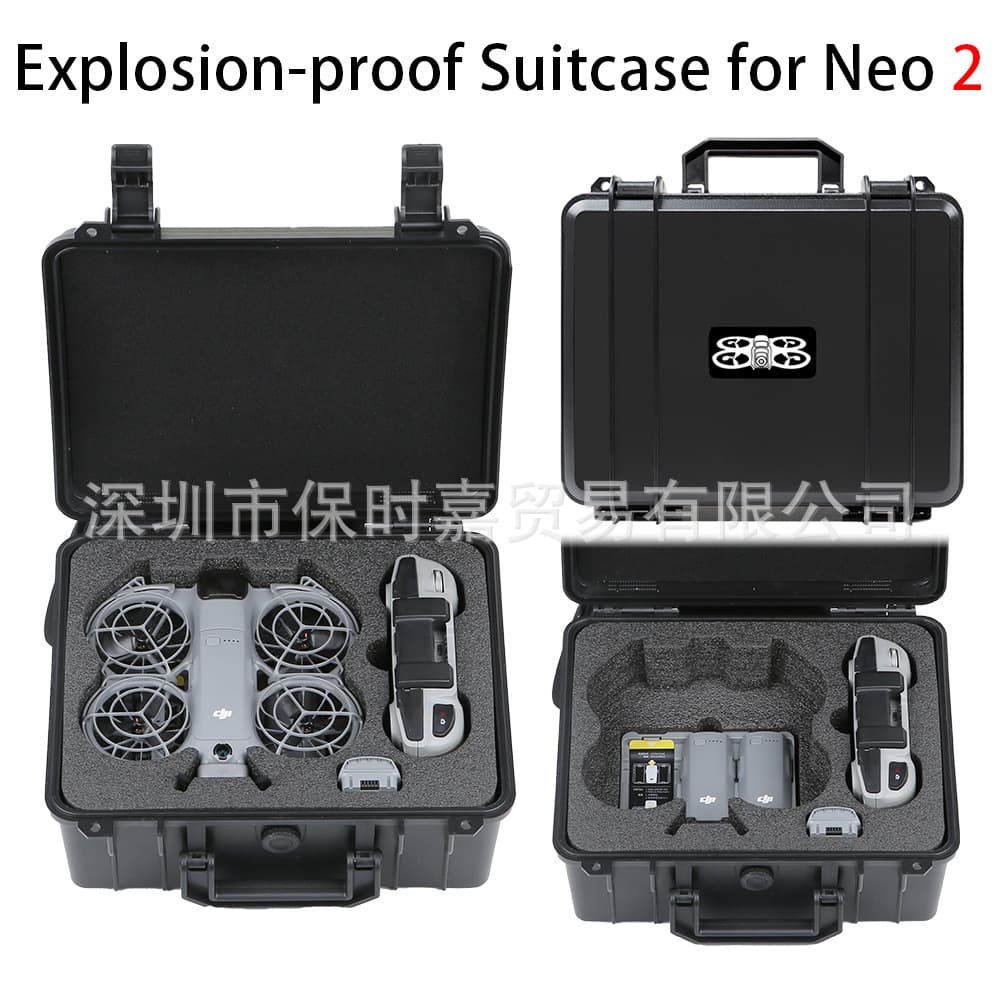 Compatible with DJI Neo2 Outdoor Hard Shell Storage Bag, Portable Backpack Fitting Storage Case