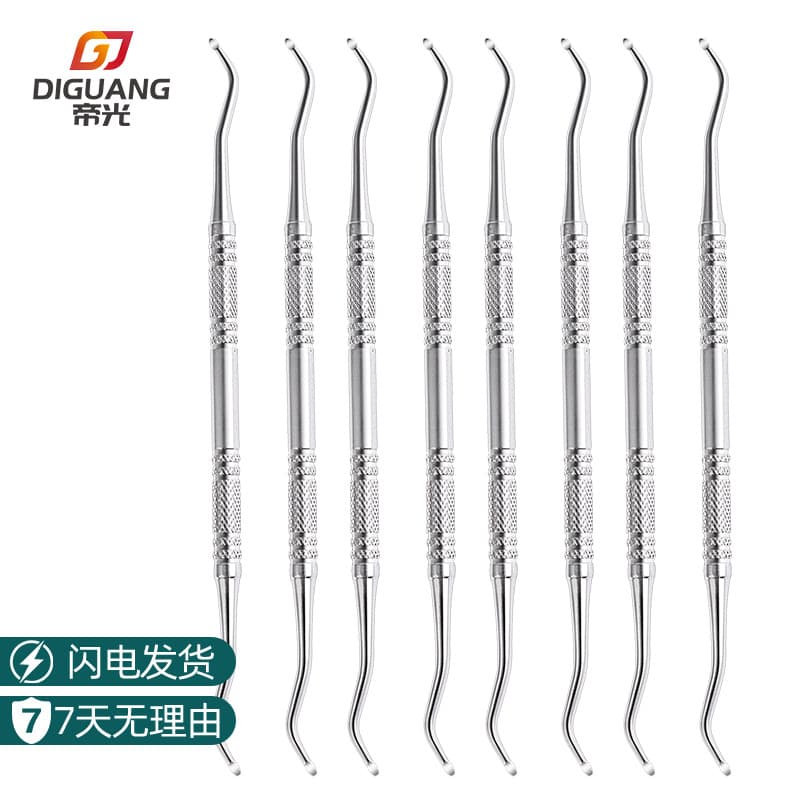 Factory Direct Stainless Steel Double-Ended Nail Cleaner, Nail Dirt Gap Pick, Nail Lifter, Cuticle Spoon Manicure Tool