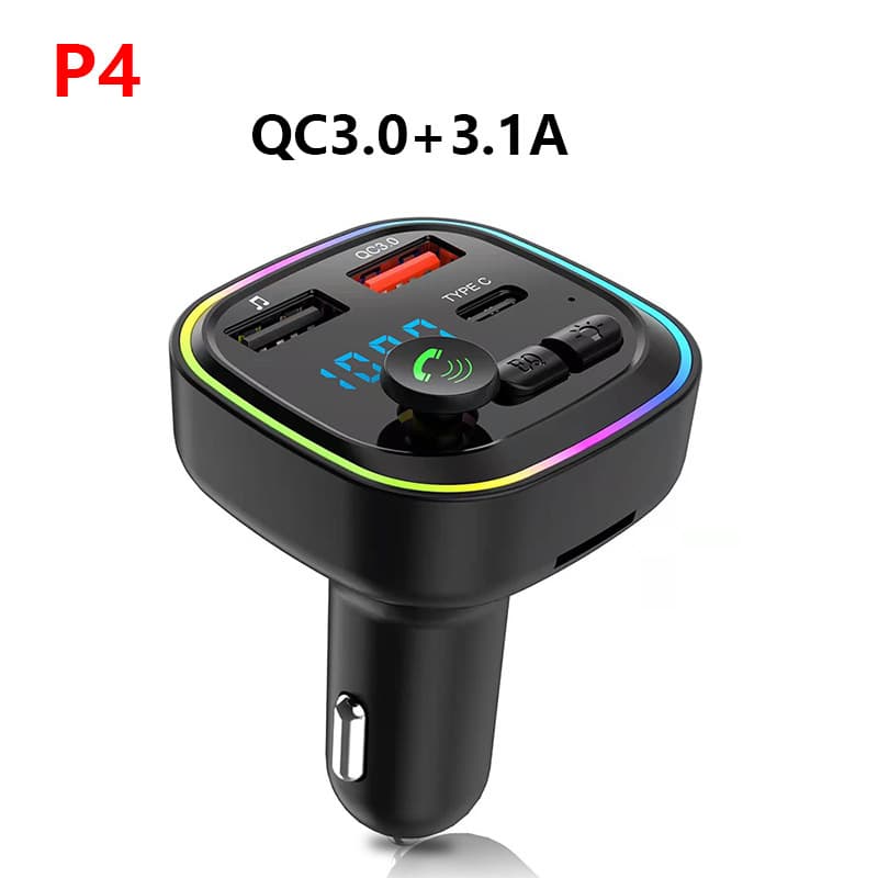 Personalized Car MP3 Multi-function Integrated Button EQ Sound Effect Adjustment Bluetooth V5.0 Hands-free Call QC3.0 Fast Charging