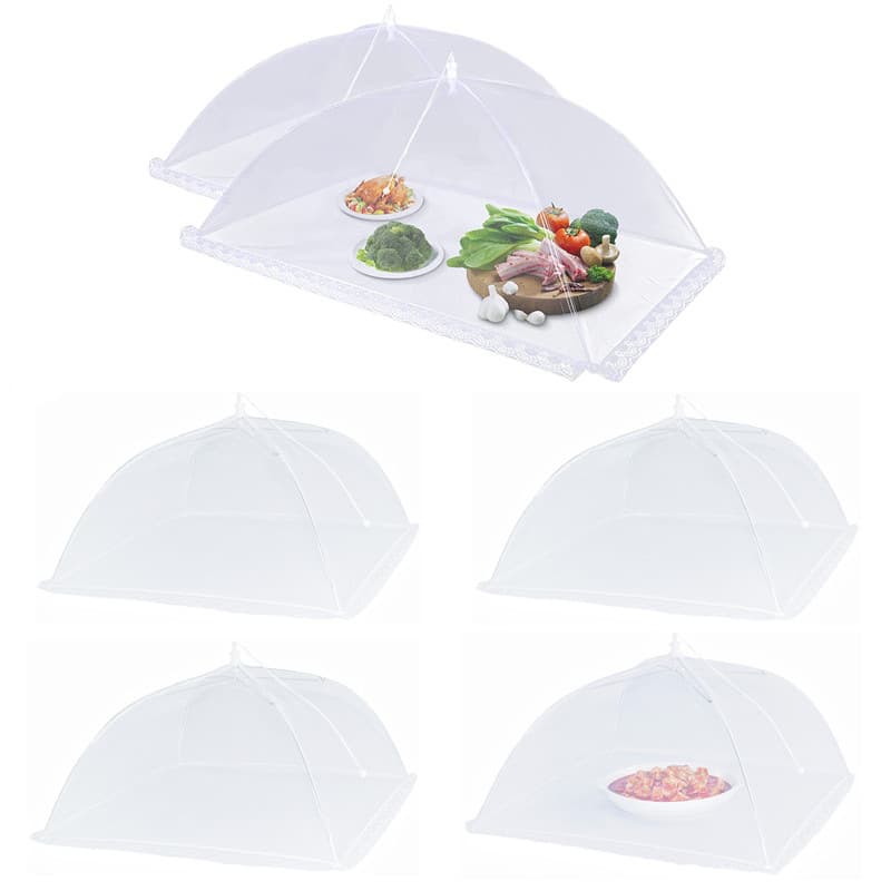 Amazon Rectangular Food Cover, Mesh Fly and Insect Proof Dish Cover for Dining Table and Cooked Food