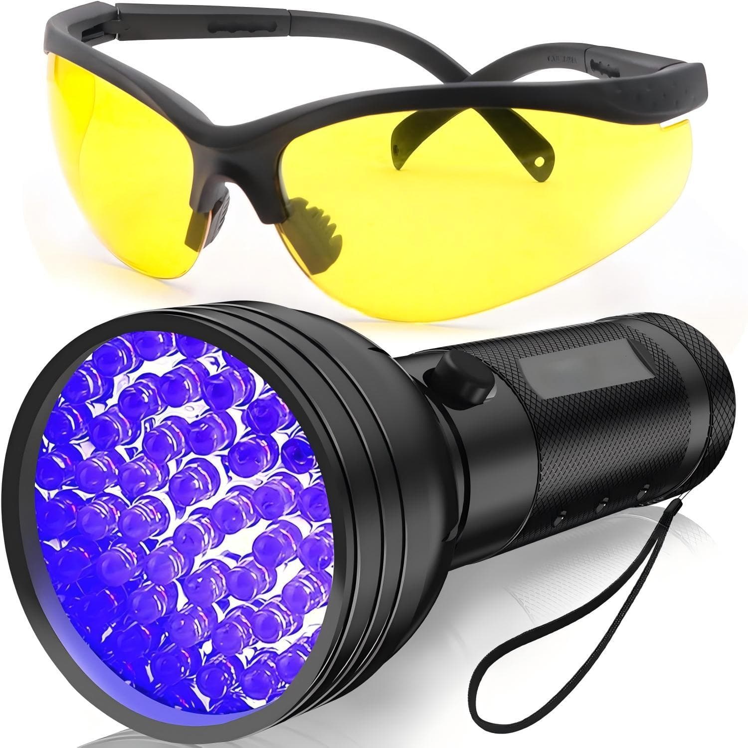 Air Conditioning Leak Detector: Professional Automotive Tool 51 LED Car AC UV Dye Leak Detection