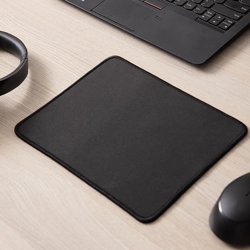 Gaming Black Mouse Pad, Internet Cafe Mouse Pad Wholesale, Office Mouse Pad Soft and Comfortable Black Mouse Pad