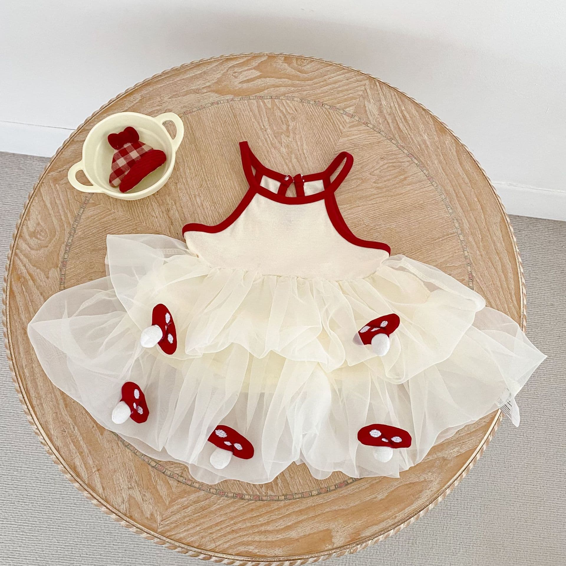 2026 New Children's Girl Dress Summer Kids Princess Dress Strappy Tulle Gown Girl One-Piece Puffy Dress