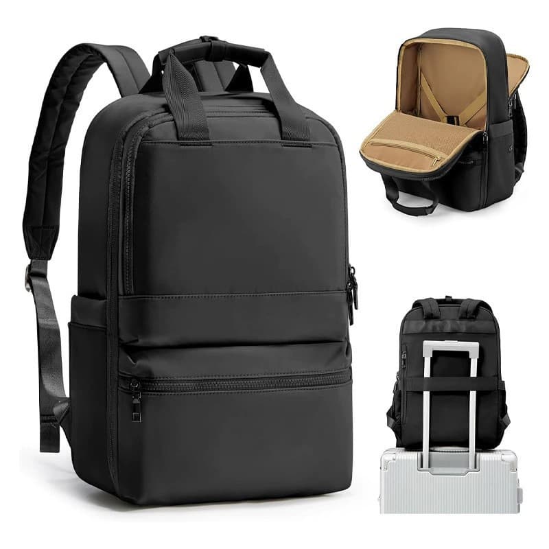 In Stock New Travel Backpack Laptop Business Backpack Simple Computer Bag Large Capacity Carry-on Luggage Backpack