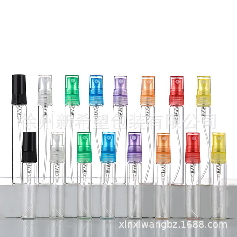 2ml 3ml 5ml 8ml 10ml perfume bottle portable cosmetic sample dispenser spray glass bottle