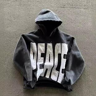 Cross-border Amazon Europe and America Spring Autumn New Men's Hoodie Letter 3D Print Loose Street Style Hoodie