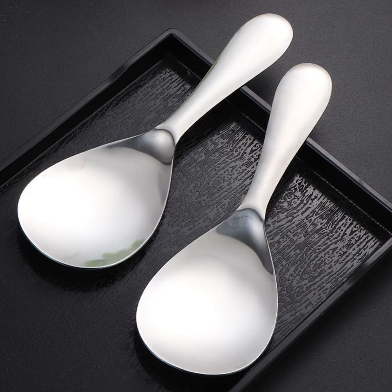 Cross-Border Stainless Steel Rice Scoop Extra Thick Non-Stick Rice Serving Spoon Shovel for Home Use Rice Paddle