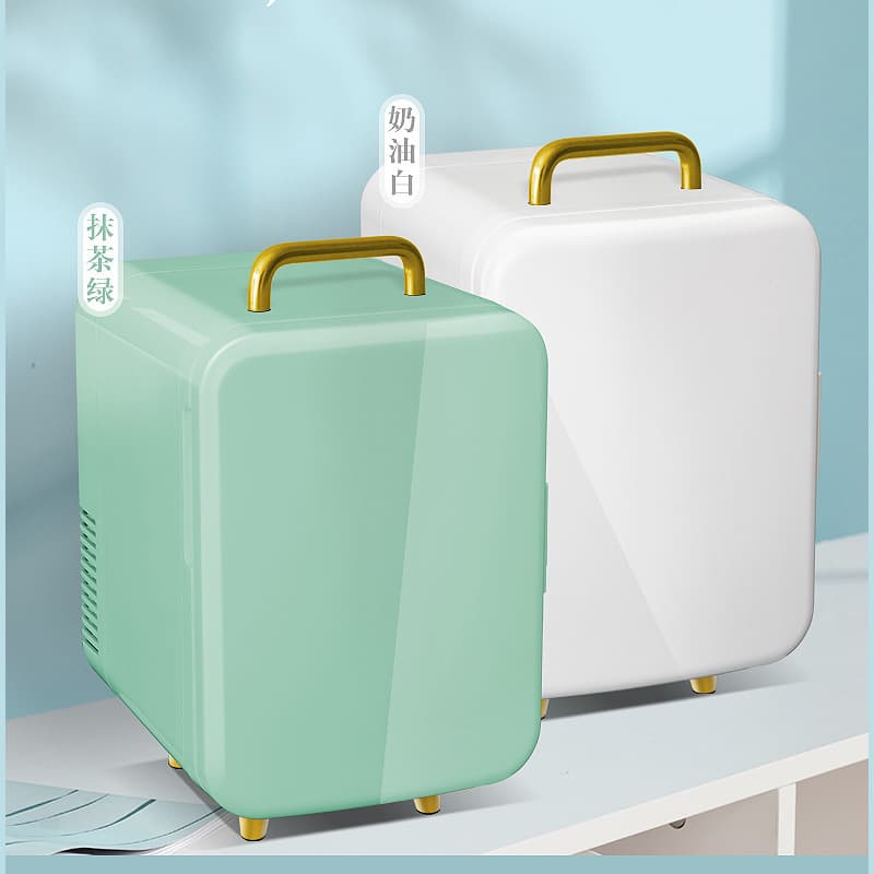 Amoisonic Beauty Fridge Car Home 8L Mini Cosmetic Refrigerator Cooling Car Fridge Small Appliance Gift Wholesale
