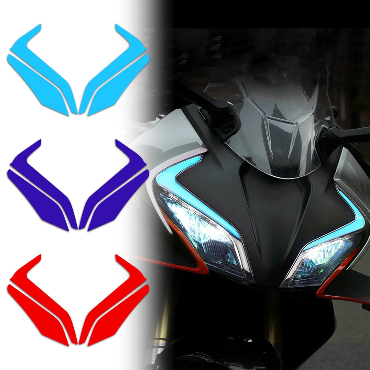 2024 CFMOTO 450SR Color Change Transparent Headlight Taillight Film Dashboard Film Protective Film Body Sticker Modification