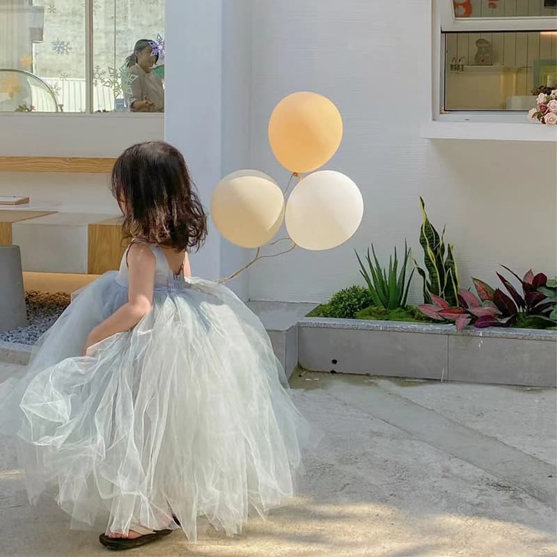 Zhili Children's Wear Girl's Dress Summer Children Aisha Princess Dress Spring Costume Dress Girl's Birthday Dress