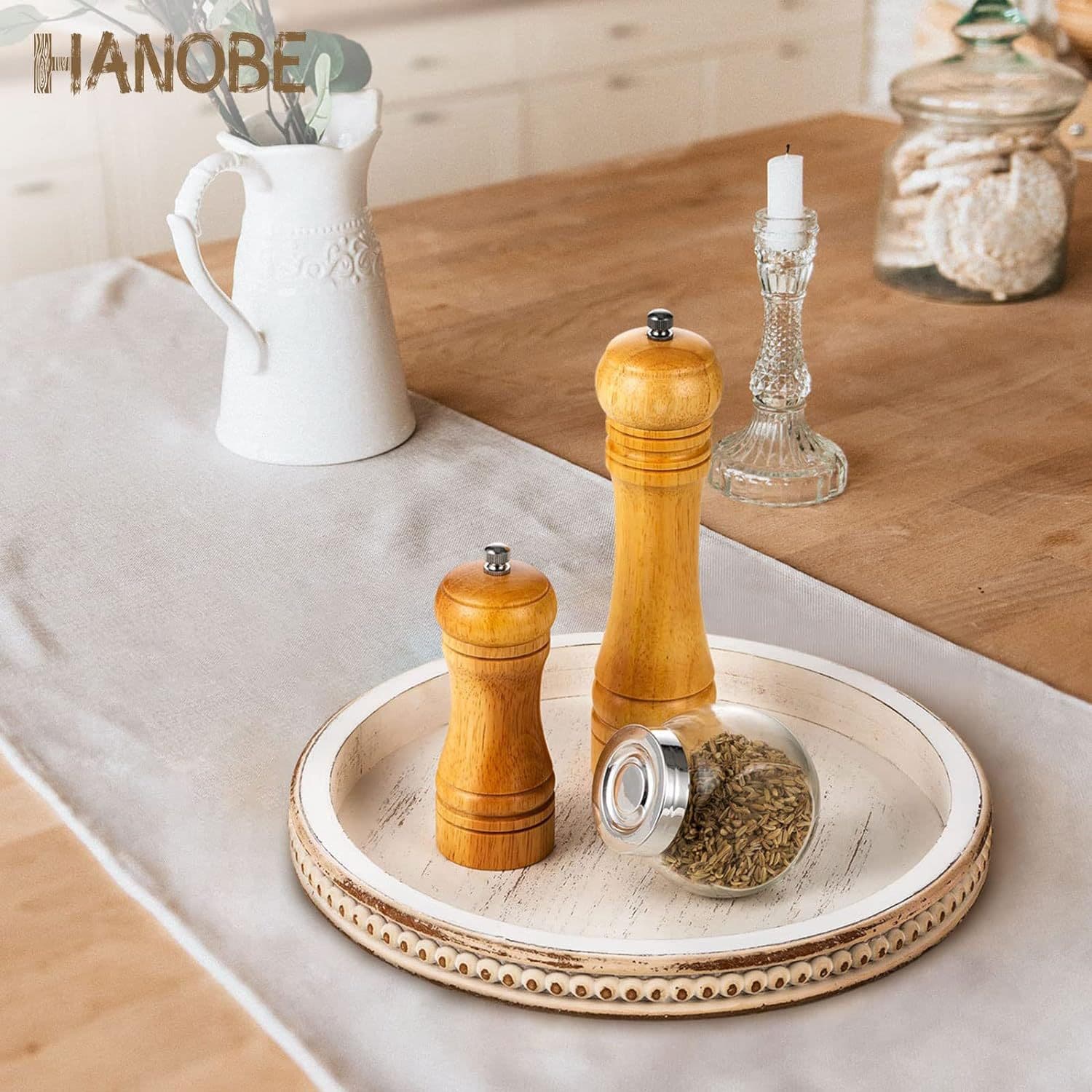 Cross-border wooden fruit tray, round beads, rectangular tray, tea house, wooden tray for breakfast and refreshments, living room, simple wooden tray