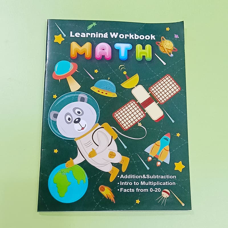 Learning Workbook Math - Children's Addition and Subtraction Oral Arithmetic Practice Book for Early Math Education