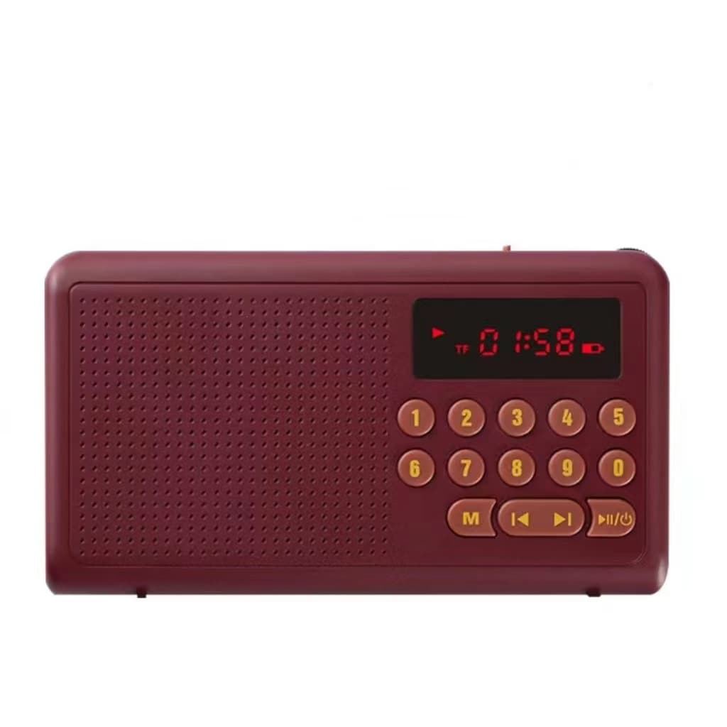 Foreign Trade Hot Selling Best Seller Long Standby Music Player Portable Card Speaker Manufacturer Stock Supply Audio