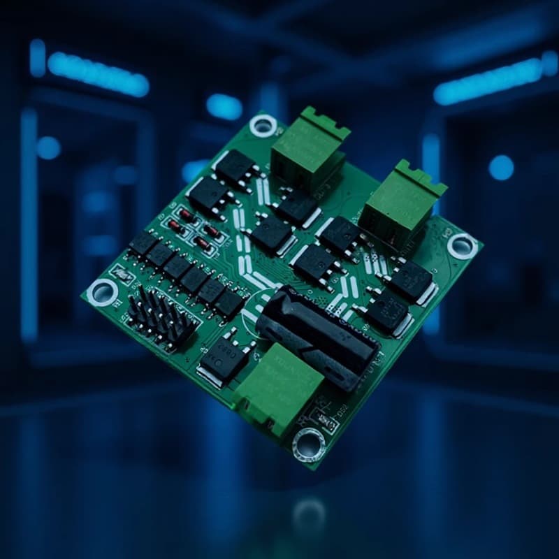 7A12A Dual Channel DC Brushed Motor Drive Module with Speed Control, 5V Forward/Reverse, Optocoupler Isolation, H-Bridge PWM