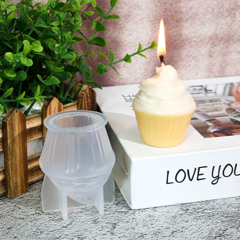 Zhongcheng Silicone DIY Resin Mold Ice Cream Candle Silicone Mold Resin Decoration Cross-border Aromatherapy Supply