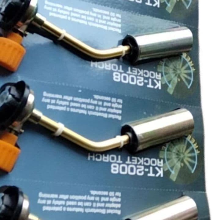 Manufacturer wholesale 2008 small iron pipe clamp portable outdoor blowtorch, barbecue, pig hair burning, welding torch