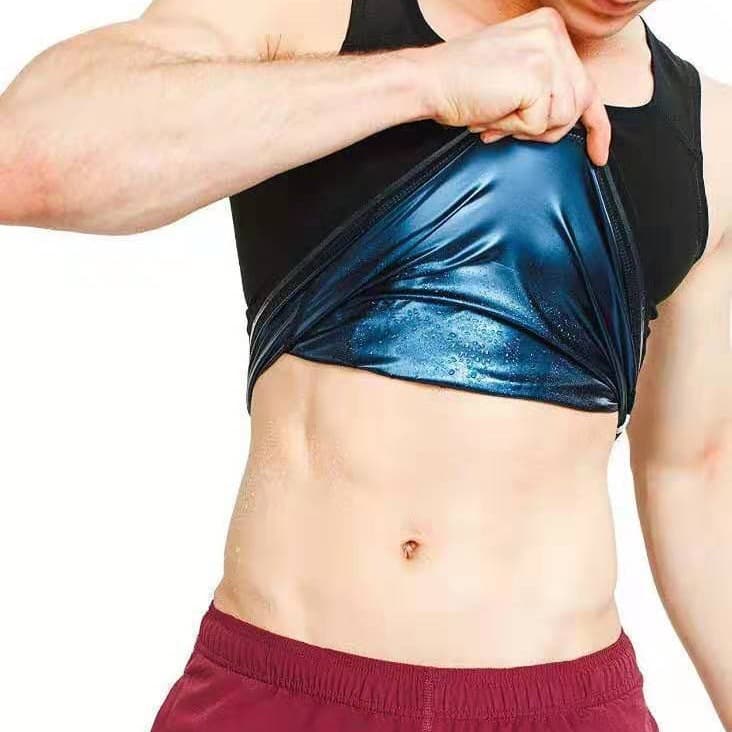 Amazon men's and women's shapewear, tummy control vest, fitness sweat suit, running sportswear, vest corset
