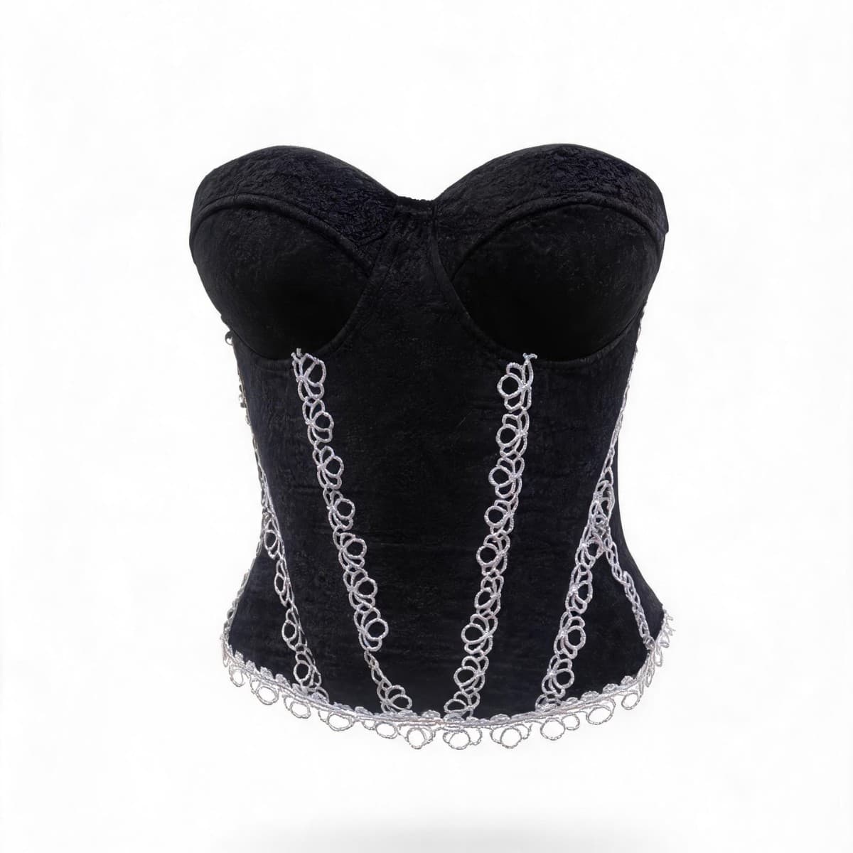 Cross-border Women's Fashion European and American Autumn Corset Belt Tube Top Waistband Keel Vest Sleeveless Tube Top