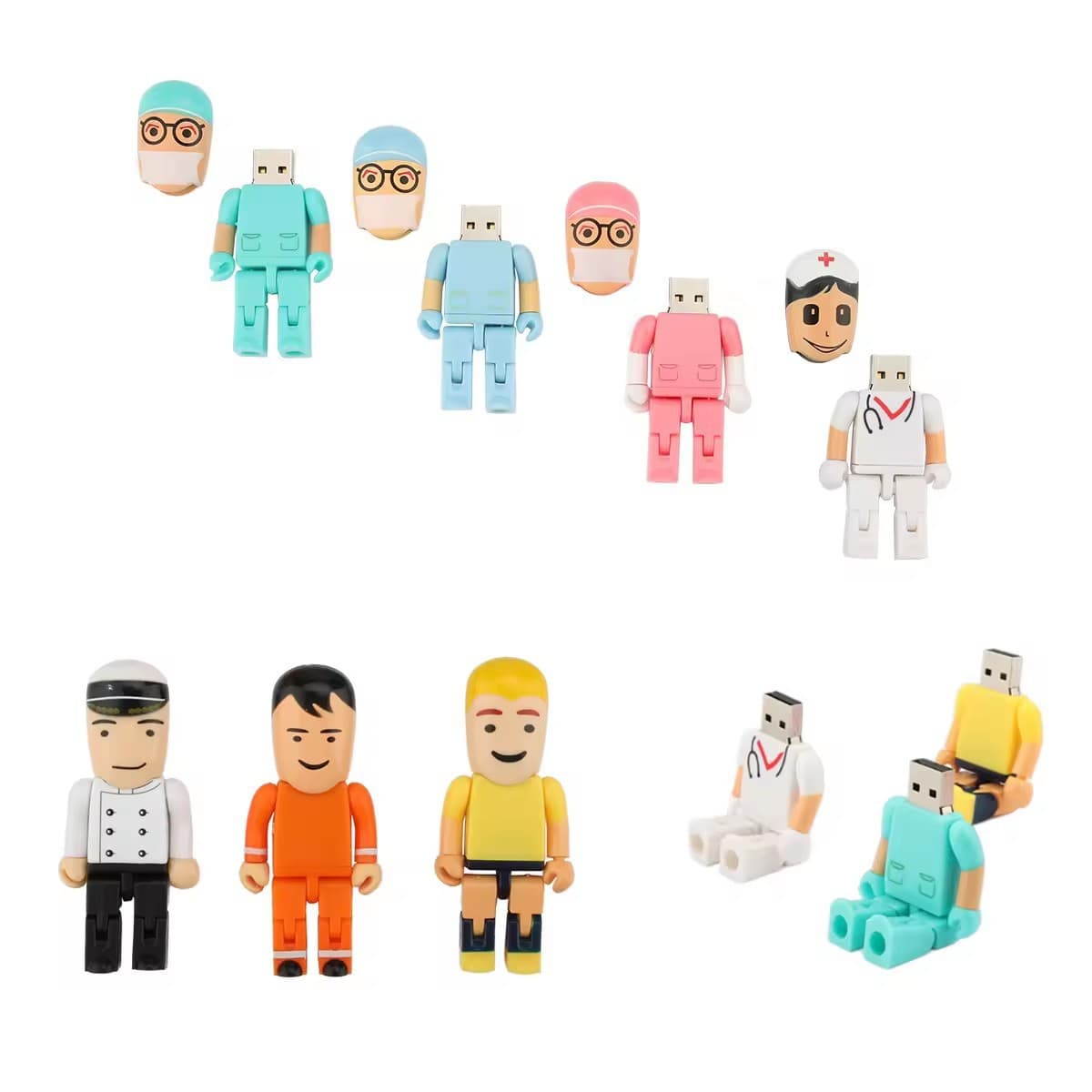 USB Flash Drive Compatible with SanDisk USB Drives, Business Bidding Large Capacity USB Drive, Suitable for Office and Student Use