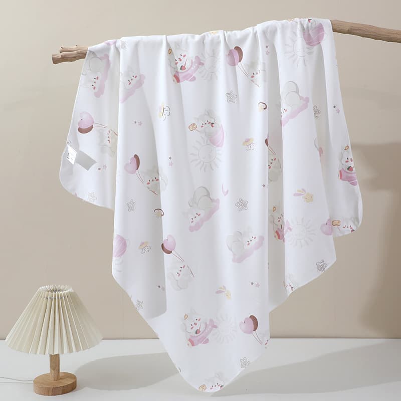 Newborn Four-Season Cotton Baby Swaddle Wrap, Anti-Kick Blanket, Maternity Hospital Bag Essential, Class A Bath Towel for Newborns