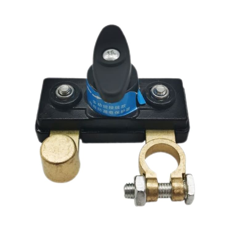 Car 12V Battery Cutoff Switch, 24V Truck Master Power Switch, Knife Switch, Copper Disconnect Switch for Excavator