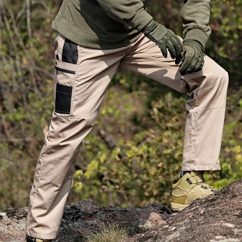 Amazon In-Stock Spring/Autumn Outdoor Tactical Men's Multi-Pocket Loose Military Pants Breathable and Durable