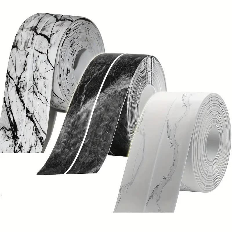 Suitable for Amazon, TEMU, AliExpress cross-border MU marble pattern hot-selling waterproof, mold-proof toilet and stove stickers
