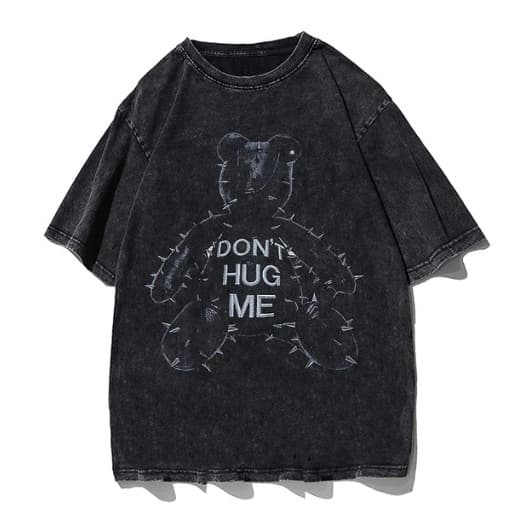 Goth Wing Graphic Print T-Shirt Men's Hip Hop Street Retro 3D Printing Mesh Fabric T-Shirt