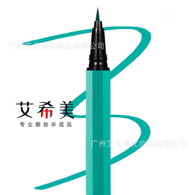 Colored Sticky Eyeliner Pen Semi-Finished Inner Material OEM Private Label Metal Eyeliner Pen Cotton Tip Cross-Border