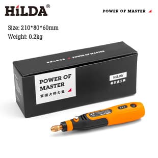 HiLDA 3.6V Rotary Pen Lithium Battery Nail Art Tool Precision Engraving Micro Drill Type-C Polishing Machine
