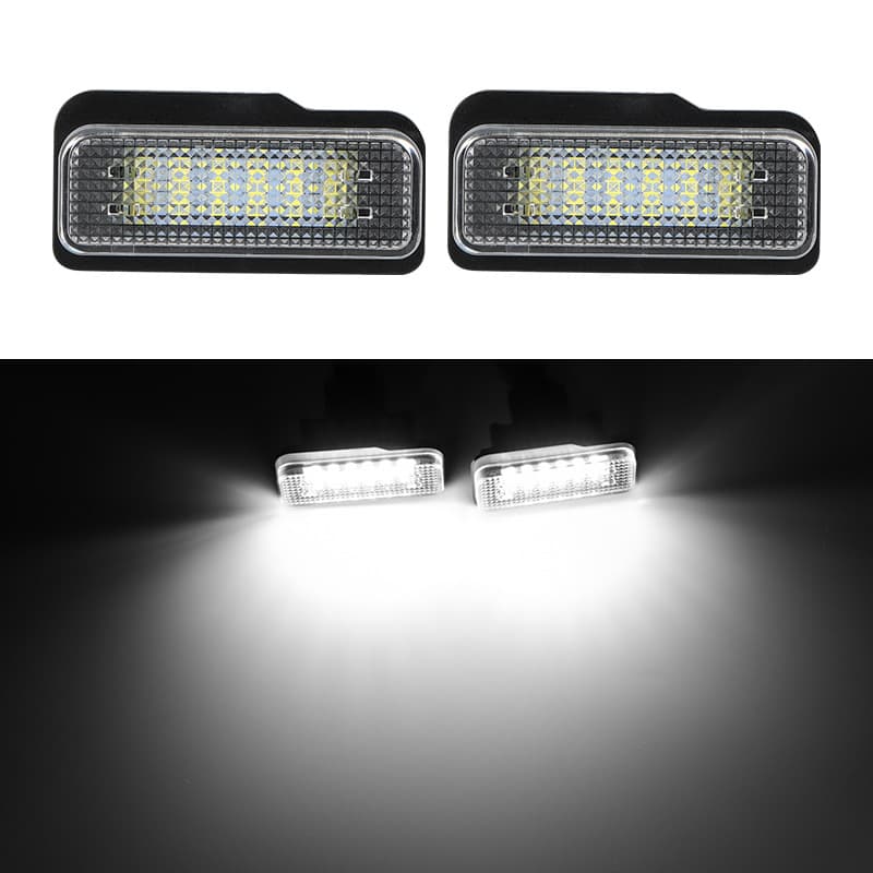 12V white LED license plate light suitable for Mercedes-Benz BENZ C-class E-class W203 W211 W219 R171 rear license plate